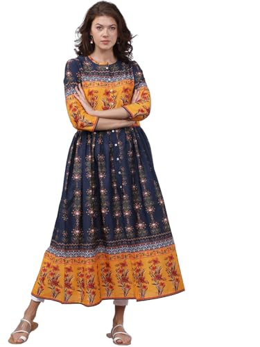 Image of Vishudh Women's Kurta | Comfortable Ethnic Wear for Daily Use | Lightweight & Breathable Indian Top