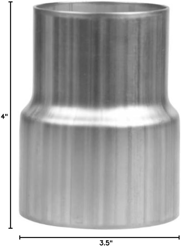 Slip Fit Transition, 304 Stainless Steel - 3.5" OD x 3.5" ID