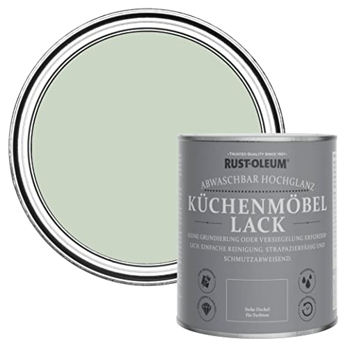 Rust-Oleum Küchenmöbellack im Hochglanz - Finish - Lorbeer Grün 750ml