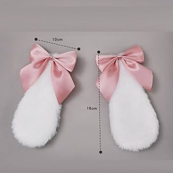 Amazon.co.jp: HappyHome うさぎ耳 リボン ヘアアクセサリー ヘアピン