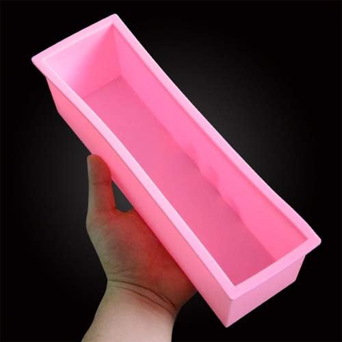 Mnixy Rectangular Silicone Soap Making Mould 1.2L
