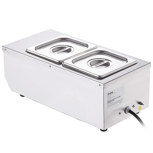 Miniatura 11 de Vevor Temperador De Chocolate Comercial 800w Baño María Eléctrico 2 X 1,5 L Fundidor De Chocolate Temperatura Ajustable 30-85 C Acero Inoxidable Grado Alimenticio Para Calentar Mantequilla Crema Leche