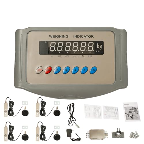 Báscula para ganado 4409 lbs con indicador digital y 4 celdas de carga miniatura 1