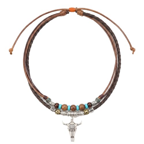 CZMZHFC Boho Necklace for Women,Vintage Bull head Pendant Necklaces by CZMZHFC - Used condition - US$5.79