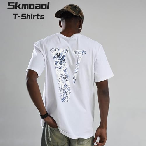 Hip Hop V Shirts for Men Women Fashion Graphic Tees Novelty Crewneck Short Sleeve T Shirt Tops2