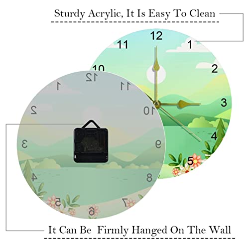 Horloges murales silencieuses sans tic-tac pour le sommeil - 4
