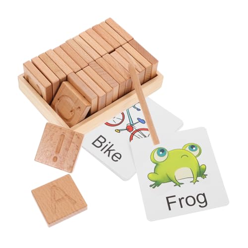 Plateau de traçage alphabet Gatuida en bois double face pour écriture