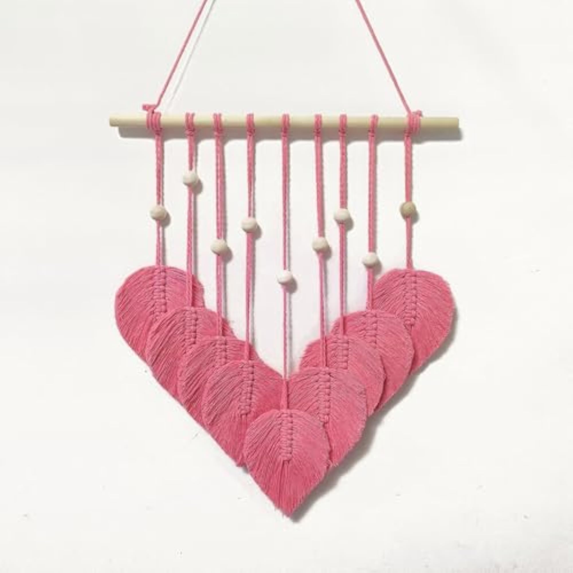 Leaves Woven Tapestry Macrame Wall Hanging