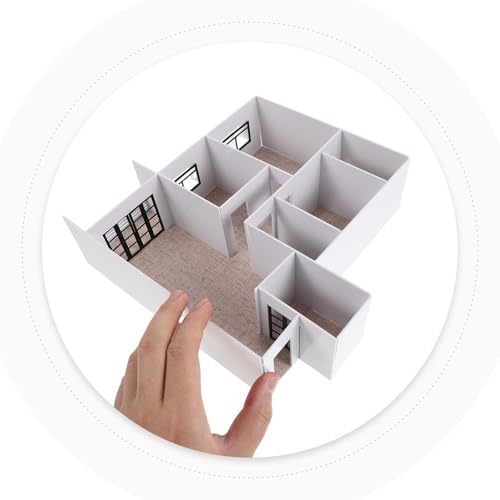 Maquette assembler miniature appartement pour rompre l'ennui avec une construction manuelle