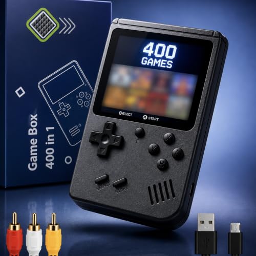 Image of YGM Rechargeable Pocket Video Game Console for Kids -in-1 Retro Handheld Gaming Device with Built-in Classic Games, TV Output Support (Any Available Colour)