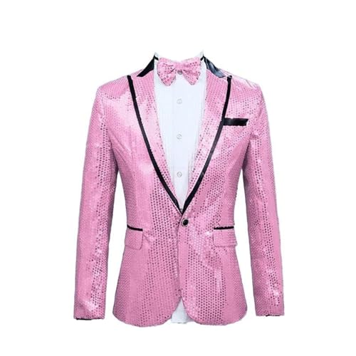 Veste de costume à paillettes homme tenue spectacle de rue et animateur bar