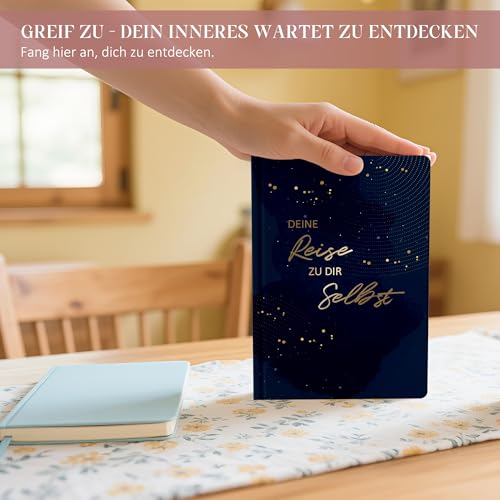 BIROYAL Date mit mir selbst, Meine Reise zu mir selbst A5, 23 Übungen für mehr Selbsterkenntnis, Cover-Varianten, Inspirierende Fragen über deine Wünsche & Ziele, Selbstliebe buch