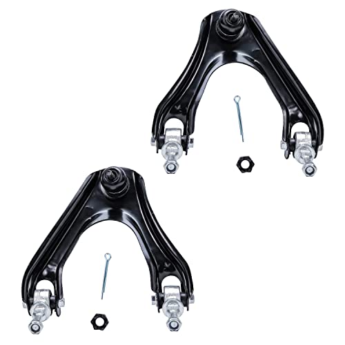 Image of Detroit Axle - 8pc Front End Suspension Kit for Honda Accord Odyssey CL Isuzu Oasis 2 Upper Control Arms w /Ball Joints 2 Lower Ball Joints 2 Sway Bar Links 2 Outer Tie Rod End Links Replacement