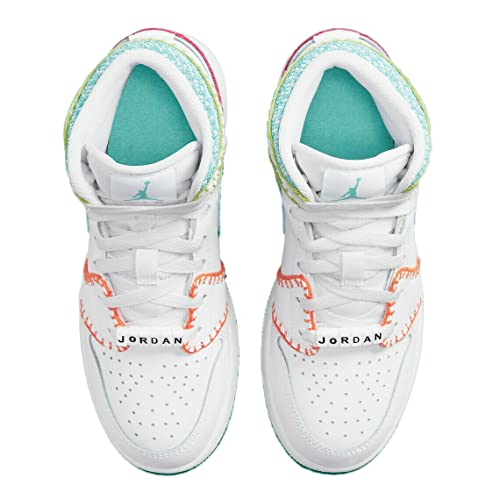 Jordan Youth 1 Mid Gs Dm6218 100 Multi Knit - Size 7Y #TOP3