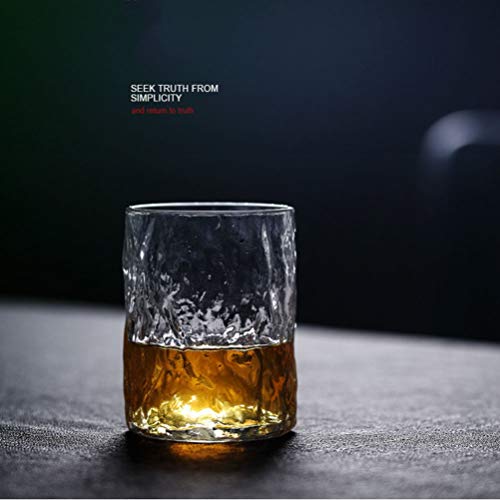 IMIKEYA Copos de Uísque Copos de Uísque para Bebidas Scotch Bourbon e Coquetel 128G