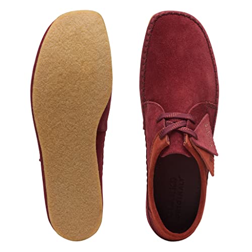 Clarks Weaver Oxblood Suede 11 D (M)2