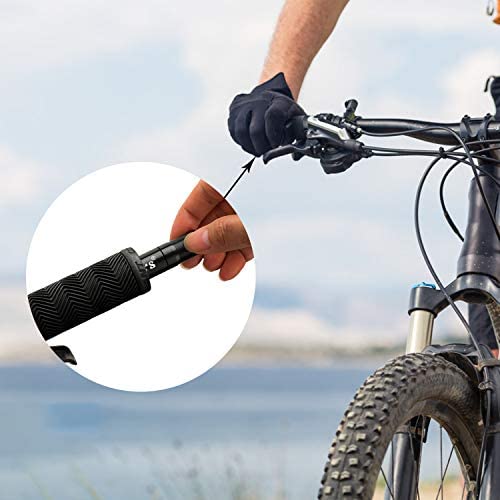 Oumers Kit de Herramientas de reparación de neumáticos de Bicicleta tubeless,Perforaciones de neumáticos para Bicicletas con 5PCS Bacon Strips Plus Insertion Tool Fork Reamer