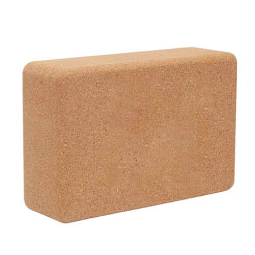 Bloque de estiramiento de pilates de corcho natural para entrenar en casa