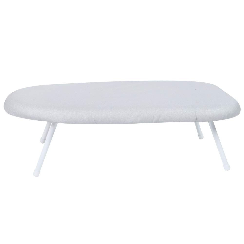 Asse da Stiro Pieghevole Mini Asse da Stiro Portatile Dal Design in Tubo D'acciaio per Uso Domestico 60 X 35 Cm Tessuto di Cotone Resistente