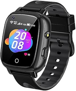 ADUOGENG 4G Smartwatch Kinder mit GPS und Telefon, Smart Watch Kinder mit WiFi, Videoanruf, Kamera, SOS, Schulmodus, Kinder Smartwatch für Jungen und Mädchen 5–14 Jahren, Kids Watch mit Halsseil