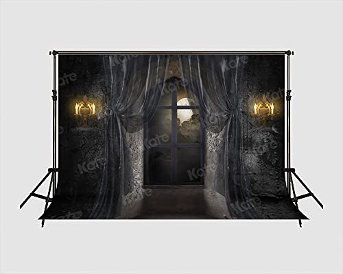 Kate Horror Halloween Night Decoration Backdrop 3 * 2m Ancient Prison Decoration Halloween Horror Atmosphere Video Shooting Props Bar Club Halloween Night Party Cosplay Backdrop - Image 3