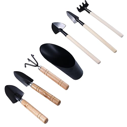 Set de 7 herramientas mini jardín para suculentas miniatura 1