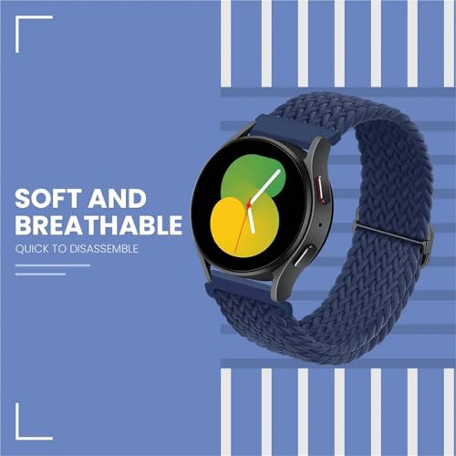 Bracelet tressé Huawei Watch 4 Pro nylon extensible 20mm 22mm - 7