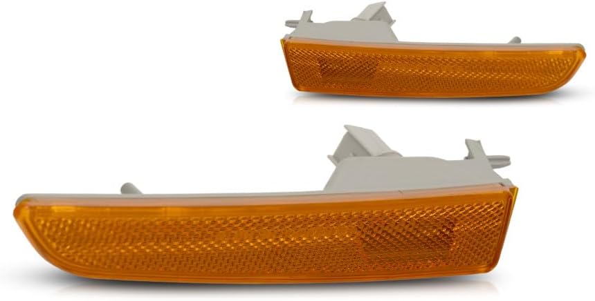 CarLight360: For Ford Fusion Side Marker Light 2010 2011 2012 Driver and Passenger Side | Pair | w/Bulbs | DOT Certified | Replaces FO2550145 + FO2551145