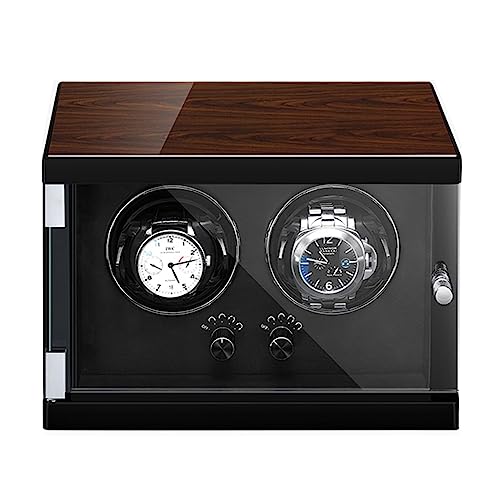 Remonteur de montre automatique silencieux pour 2 garde-temps | Écrin rotatif design