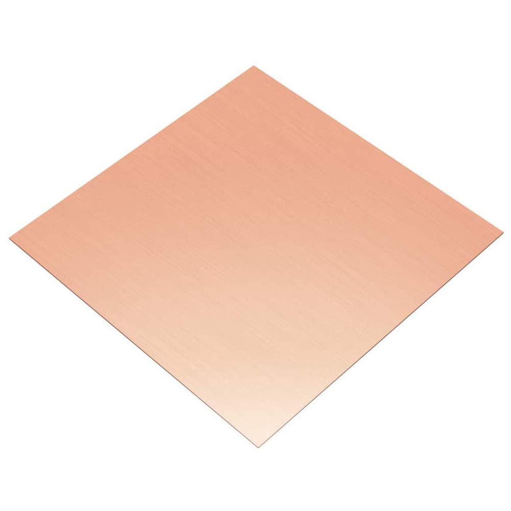 arkusze ecoppr， Blacha Cu T2 Blacha Folia miedziana do materiałów laboratoryjnych dla majsterkowiczów, naprawa produktów elektronicznych(100mmx100mmx5mm)