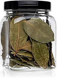 Pack of 3 Square Plastic Jars with Lids 450ml (16oz)  Refillable Square Clear Storage Containers with Airtight Black Lids for Kitchen use, Dry Foods, Sweets, Spices & More.