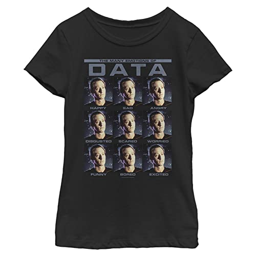 T-shirt Star Trek Data Emotions pour enfants idéal pour l'école et le jeu