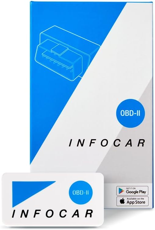 INFOCAR Smart Scanner, Smart Vehicle Health Monitor, Wireless Bluetooth OBD2 Car Code Reader with App, Car Scan Tool for iPhone and Android