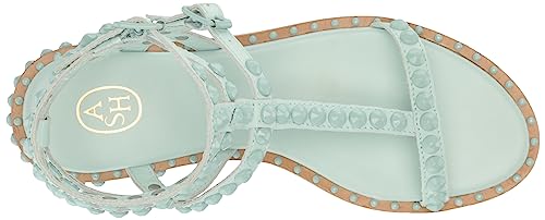 Image of Ash Play Bis Tonal-Studded Flat Sandal for Women, Chic Open-Toe Design, Comfortable Footbed, Durable Sole, Ideal for Casual Outfits