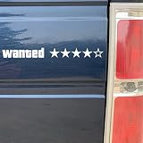 GTA Wanted Level 4 Stars Decal Bumper Sticker - Sticker Bomb Vinyl Decal for Car Truck, Computer, An
