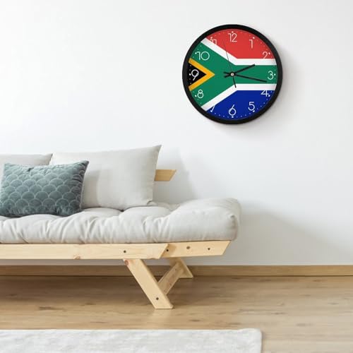 Horloge décorative Afrique du Sud moderne et ronde pour bureau