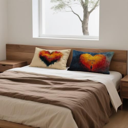 Housse de coussin 40x80 orange en velours double face chic - 4