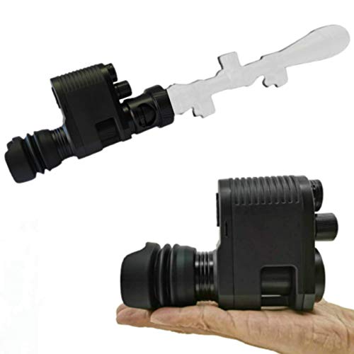 HD Digital Night Vision Monocular Scope 25mm Lens Infrared HD Camera Takes 5mp Photo 720p Video up to 1150ft Detection Distance with 1.29 inch TFT LCD (Megaorei 3)