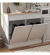 Super Trash ドラゴン柄ビスチェ Amazon.com: Spurgehom Dual Door Trash Cabinet Kitchen Waste