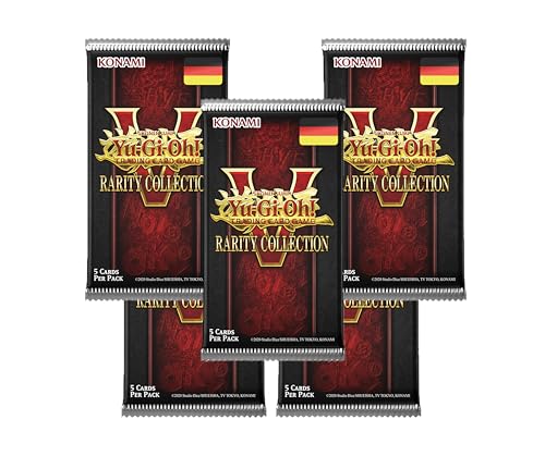 Rarity Collection 5 Booster 5er-Pack (25 Karten) - Deutsch - Yugioh - RA05-1. Auflage - OVP - mit RC-Fieldcenter