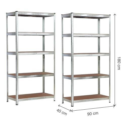 Estantería metálica resistente a la humedad