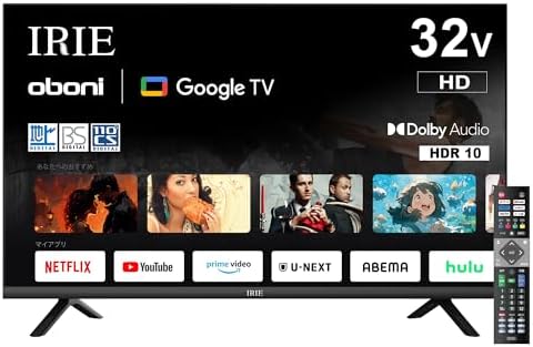 Amazon | テレビ 32型 23年モデル google tv 音声検索 地デジ W 