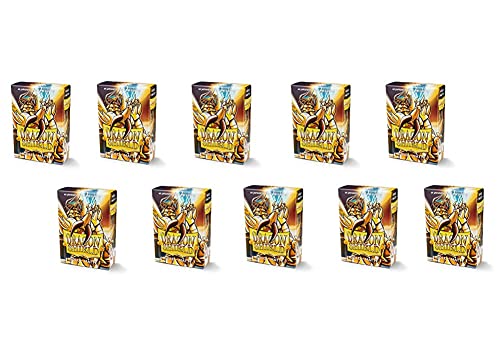 Mini pochettes en or japonais mat Dragon Shield pour sublimer vos soirées de jeux de société