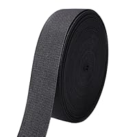 Gummiband Breit Nähen, Gummiband Schwarze Breite, Gummilitze Elastisches zum Nähen, Nicht Leicht Verformbar, für Hosengummi DIY Handwerk Stoffe zum Nähen, Elastisches Farbband, 2cm*5m