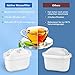 isinlive 8 Pack Wasserfilter für Brita Wasserfilterkartuschen Kompatibel mit Brita Maxtra+, für Style, Mavea Elemaris XL Wassertank - 8 Stück