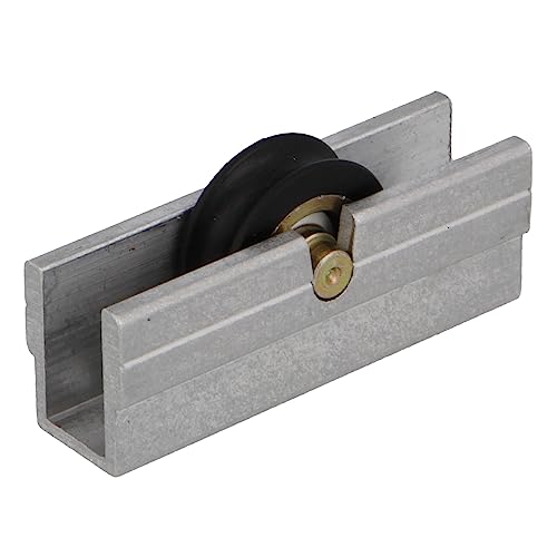 Amig - Roulement Fenêtre Coulissante | Lot de 2 unités | Taille 39 x 14 mm | Boîtier Métallique et Roulement à Billes | Conçu pour les Fenêtres Coulissantes | Aluminium