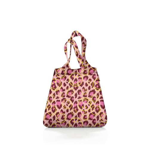 reisenthel mini maxi shopper smiley leo blush - faltbarer kompakter Rucksack -wasserabweisend