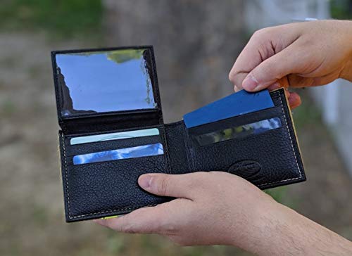 Firefighter Personalized Tan Turnout Bunker Gear Bi Fold Captain Wallet4