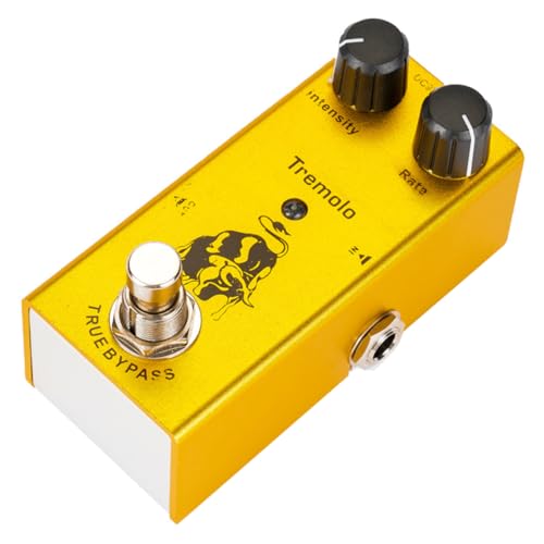 CATIEBYE ギターペダル ペダルエフェクト エレクトリックギター用 バイパスチューブアンプ ユニークなデザイン ミニエフェクトペダル