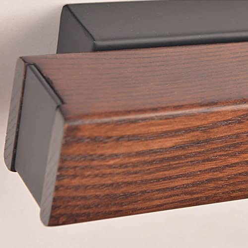 Applique murale en bois de noyer rotative avec éclairage LED à intensité variable - 8